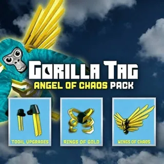 Gorilla Tag |Angel of Chaos Pack |Offcial Meta Quest Key | Fast Delivery |10,000 Shiny Rocks💎