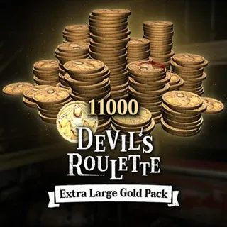 Devil's Roulette -The Pit - Extra Large Gold Pack| Offcial Meta Quest Key |  11,000 in-game currency 🪙！
