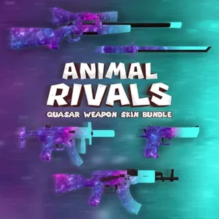 🐉ANIMAL RIVALS VR -  Quasar Weapon Skin Bundle|Offcial Meta Quest Key | 5,000 Foundation Coins 🪙