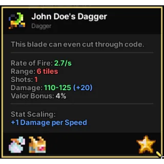 John Doe's Dagger