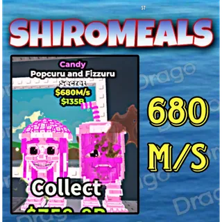 680M/s Candy Popcuru And Fizzuru