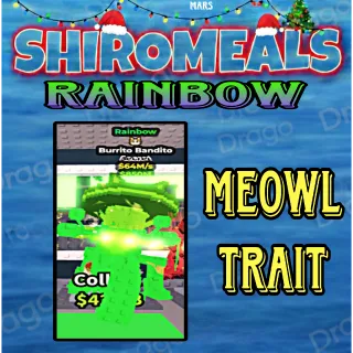 Super Exclusive Burrito Bandito Rainbow With Meowl Trait