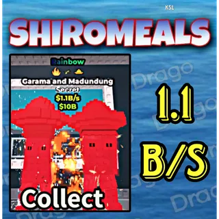 1.1B/s ⭐Rainbow Garama And Madundung⭐Instant Delivery ✅Cheap