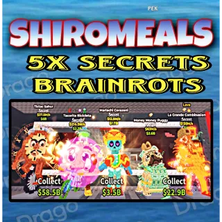 5x Bundle Cheap Brainrots