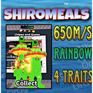 Chipso And Queso Rainbow - 650M/s - Secret / Fast delivery!