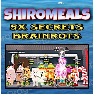 5x Secrets Brainrots