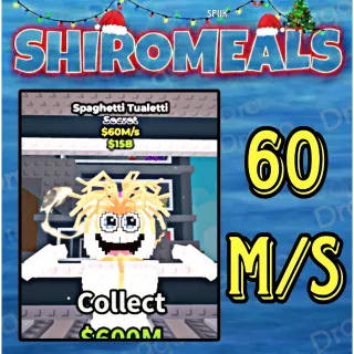 SAB| Spaghetti Tualetti $60m/s