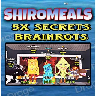 5x Bundle Cheap Brainrots