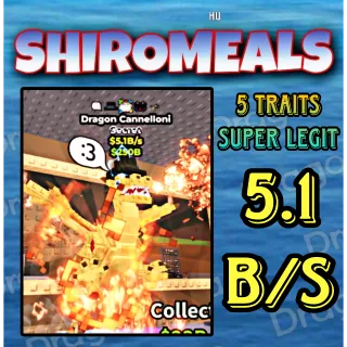🔥 5 TRAITS!!! Dragon Cannelloni 5.1B/s - SAB (Fast Delivery)
