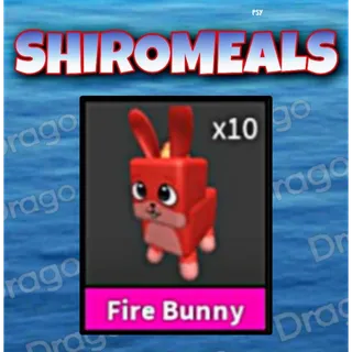10x Fire Bunny Pet | MM2