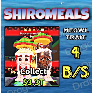 MEOWL 🔥 5 TRAITS!!! Popcuru And Fizzuru 4B/s - SAB (Fast Delivery)