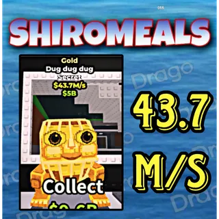 Dug Dug Dug Gold - 43.7M/s - Secret / Fast delivery! 🔥