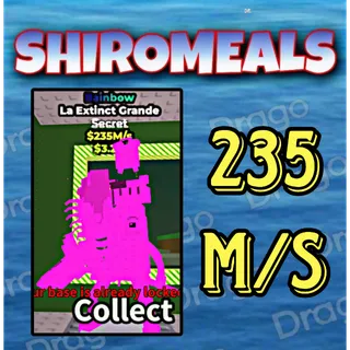 La Extinct Grande Rainbow - 235M/s - Secret / Fast delivery!