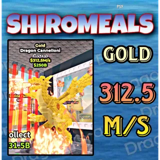 Dragon Cannelloni Gold - 312.5M/s - Secret / Fast delivery!