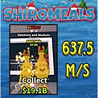 Rainbow Ketchuru and Musturu 637M/s