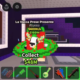 la vacca prese presente