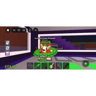 la vacca prese presente