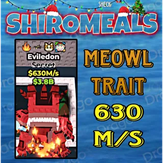 Eviledon - 630M/s - Secret / Fast delivery! Exclusive Trait MEOWL! 🔥