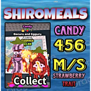 STRAWBERRY TRAIT! 🍓 Candy Bacuru And Egguru| $456M/s