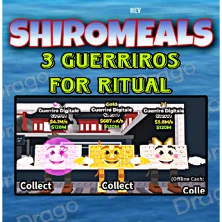 Guerriro Digitale x3 - Ritual 1x1x1x1 or Guest 666 - Steal a Brainrot - Instant Delivery!