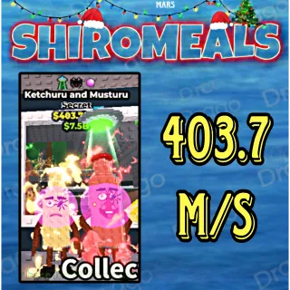 Ketchuru And Musturu - 403.7M/s - Secret / Fast delivery!