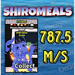 Money Money Puggy Rainbow - 787.5M/s - Secret / Fast delivery! 🔥