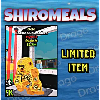 Gorillo Subwoofero Gold 🔥