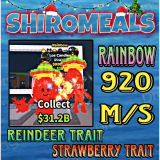 🔥 7 TRAITS!!! Los Candies Strawberry 920M/s - SAB (Fast Delivery)