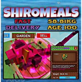 HUGE Nightmare Dilophosaurus Grow a Garden (58.81KG) (2:45M NO TOY)