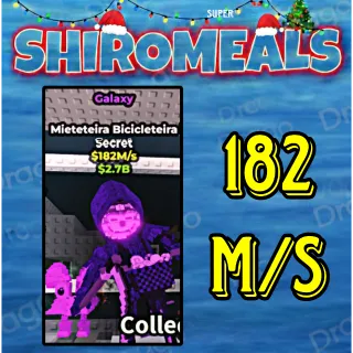 Mieteteira Bicicleteira Galaxy - 182M/s - Secret / Fast delivery!