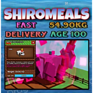 HUGE Nightmare French Fry Ferret Grow a Garden (54.90KG) (20M NO TOY)