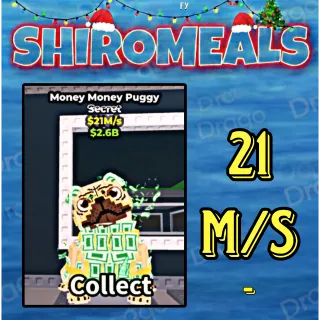 Money Money Puggy - 21M/s - Secret / Fast delivery!