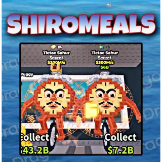 2x Tictac Sahur - 300M/s + 300M/s - Secret / Fast delivery!