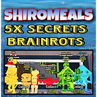 5x Secrets Brainrots