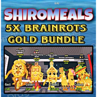 5x Secrets Brainrots Gold
