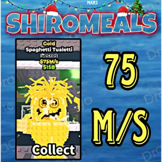 Spaghetti Tualetti Gold 75M/s