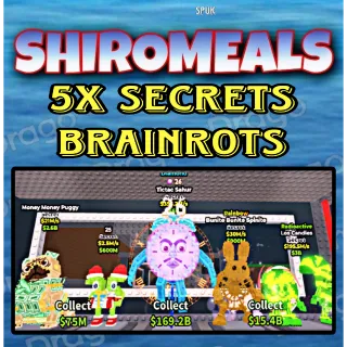 5x Secrets Brainrots