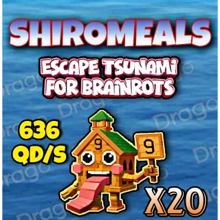 20x Esok Sekolah 636.23Qd/s | Escape Tsunami For Brainrots | GOOD FOR RESELLING