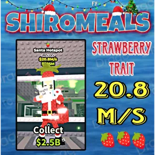 Santa Hotspot Strawberry - 20.8M/s - Secret / Fast delivery!