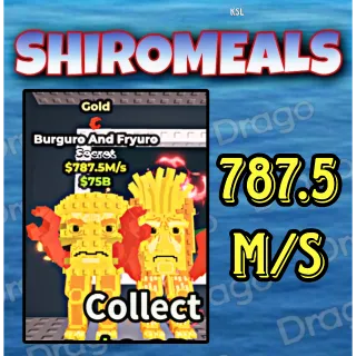 Burguro And Fryuro - 787.5M/s - Secret / Fast delivery!