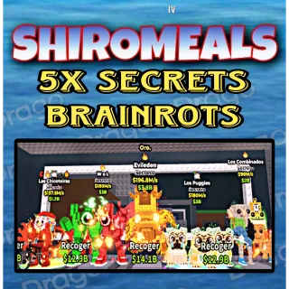 5x Secrets Brainrots