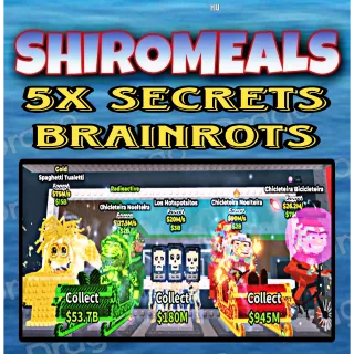 5x Bundle Cheap Brainrots