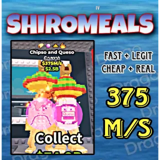 Chipso And Queso - 375M/s - Secret / Fast delivery!