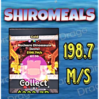 Nuclearo Dinossauro - 198.7M/s - Secret / Fast delivery!