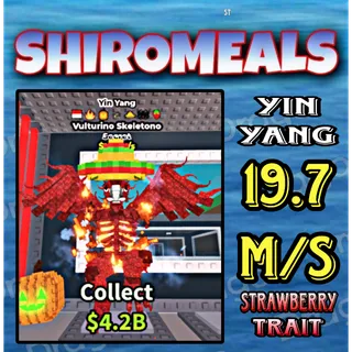 VULTURINO SKELETONO YIN YANG STRAWBERRY