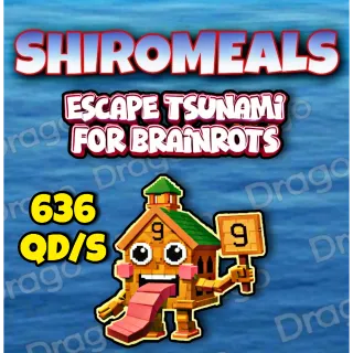 Esok Sekolah - 636Qd/s - Escape Tsunami For Brainrots!