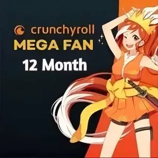 🔥 Crunchyroll Mega Fan 12 Months | Anime Subscription | Instant Delivery