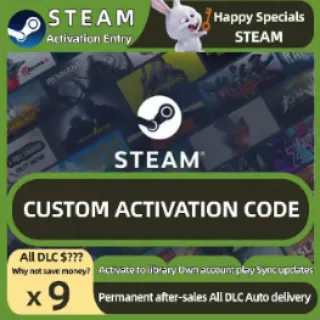 Custom Steam Activation CDKey | Full DLC Activation & Library Addition | Single-Player PC Game