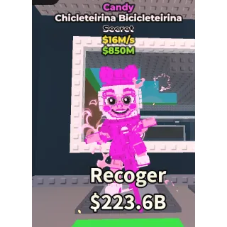 Chicleteirina Bicicleteirina candy 16m/s steal a brainrot 