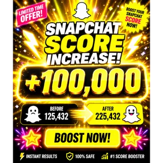Snapchat Score Increase (100,000)
